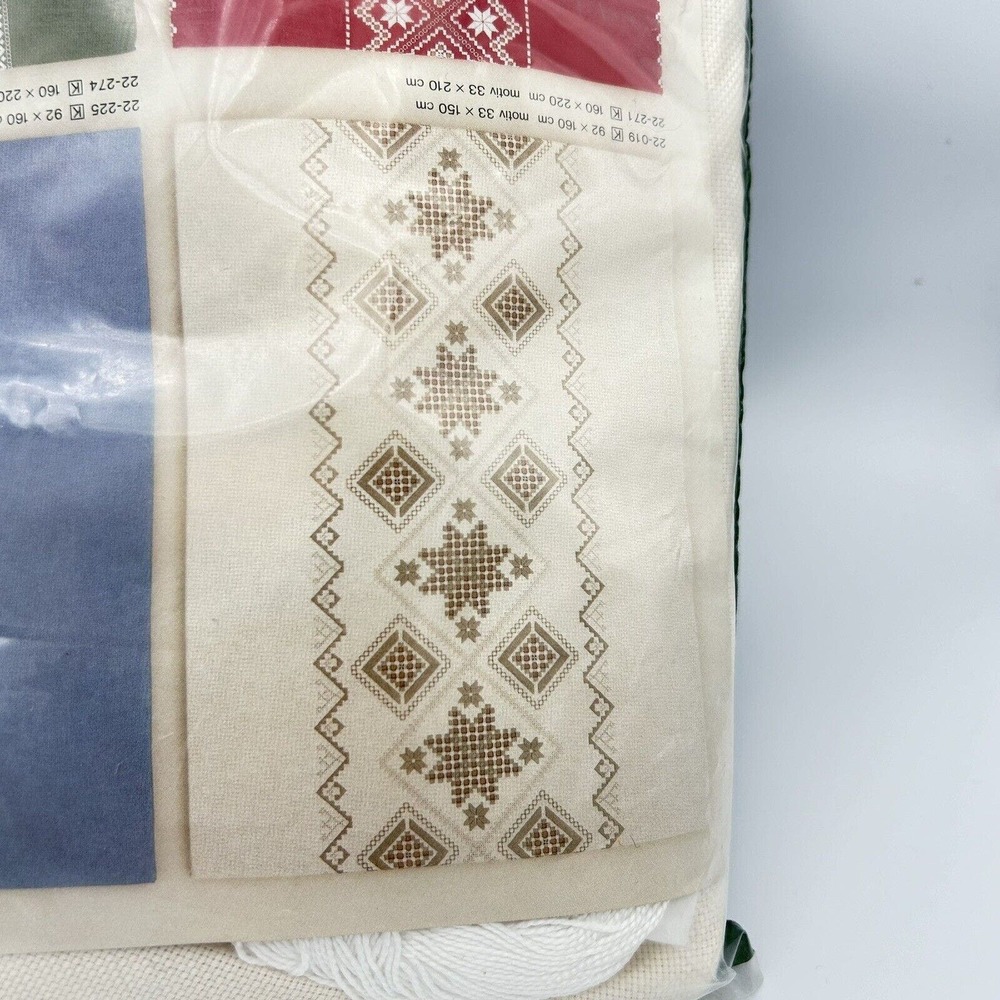 Eva Rosenstand Clara Waever Counted Cross Stitch Kit Christmas Tablecloth 22-019